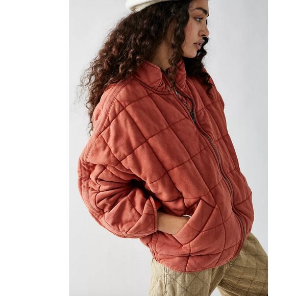 We the Free Dolman Sleeve Quilted Jacket - Myrrh - Picture 7 of 16